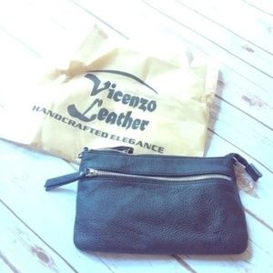 Vicenzo Crossbody Cluth-Leather